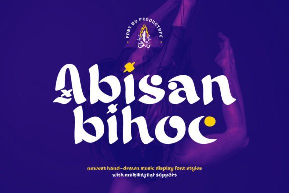 Abisan Bihoc: A Musical Display Typeface for Editorial Design