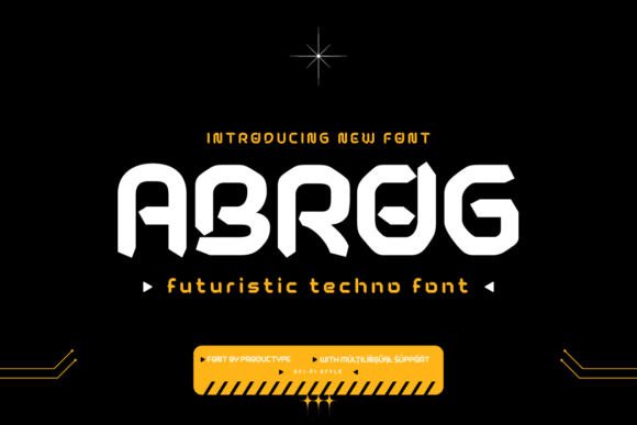 Abrog: A Futuristic Typeface for Modern Editorial Design