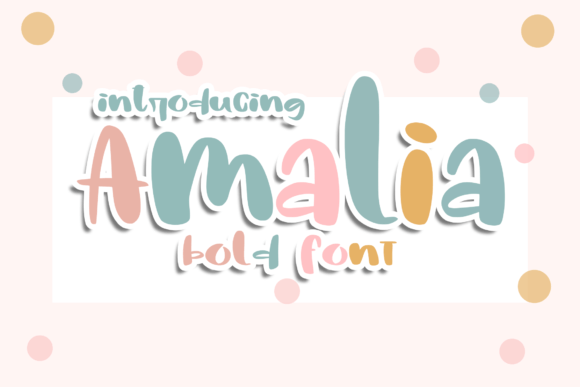 Amalia: The Energetic Display Font for Modern Editorial Design