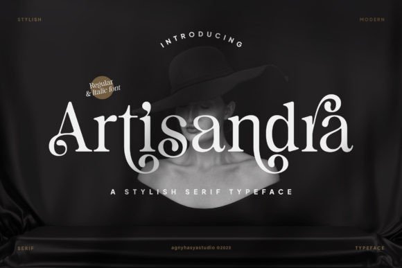 Artisandra: A Stylish Serif Typeface for Handmade Brands