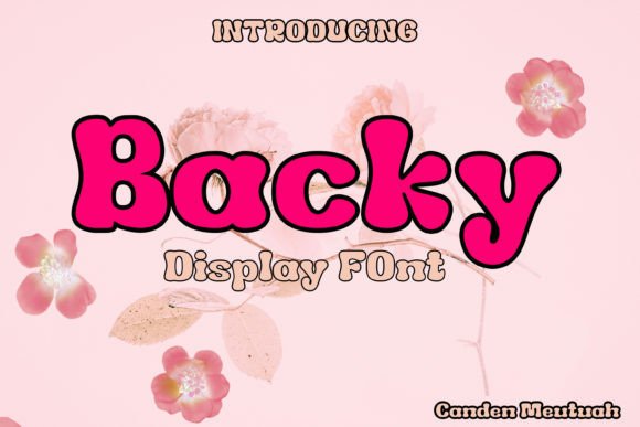 Backy: The Minimalist Display Font for Polished Branding