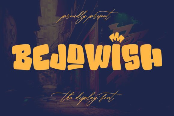 Bejowish Display Font for Bold Digital Branding