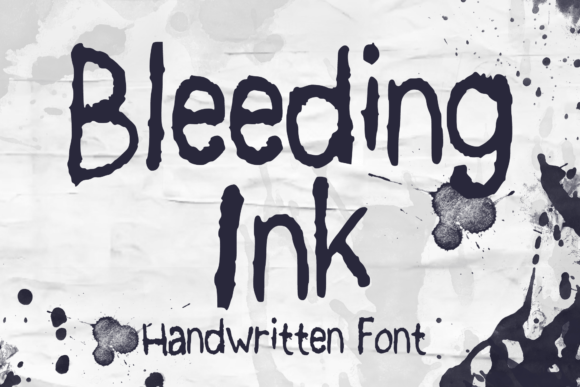 Bleeding Ink: The Perfect Display Font for Handmade Branding