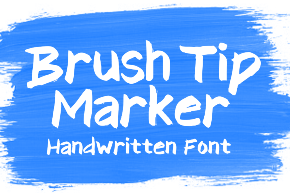 Brush Tip Marker: The Perfect Display Font for Modern Web Design