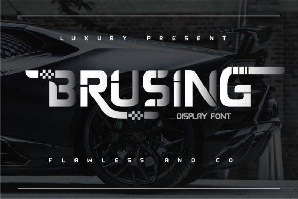 Brusing: The Bold Display Typeface for High-Impact Sports Campaigns