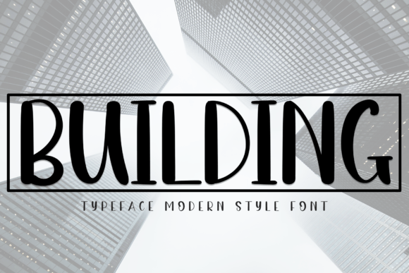 Building: The Sweet Display Font for Handmade Creators