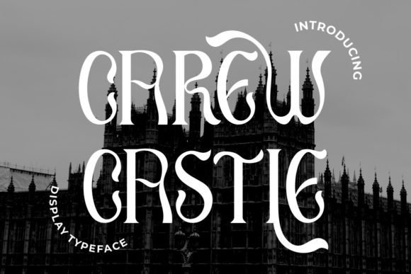 Carey Castle: A Luxurious Display Font for Editorial Design