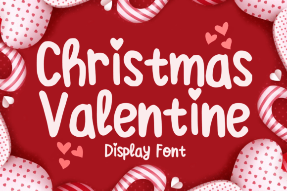 Christmas Valentine: A Comic Display Font for Editorial Projects