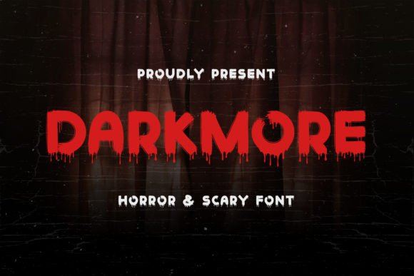 Darkmore: The Spine-Chilling Display Font for Editorial Design