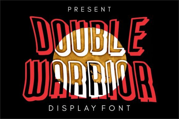 Double Warrior: The Ultimate Display Font for Bold Designs