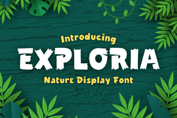 Exploria: A Captivating Display Font for Editorial Design