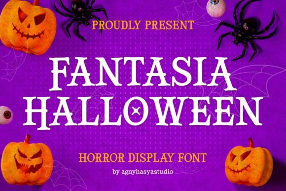 Fantasia Halloween: A Horror Display Typeface for Digital Branding