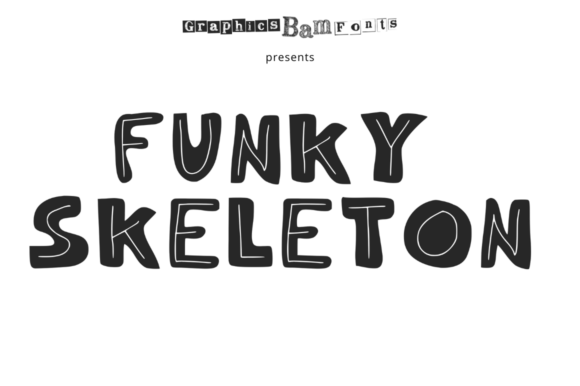 Funky Skeleton Regular: A Modern Display Typeface for Bold Web Design