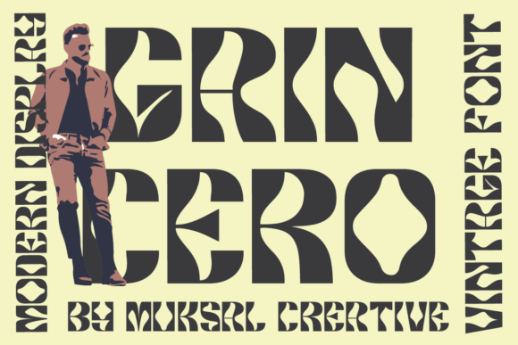 Gaincero: The Modern Display Font for Unique Brand Identity