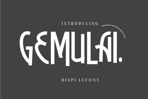 Gemulai: The Magical Display Font for Bold Campaigns