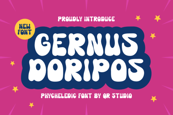 Gernus Doripos: A Joyful Display Font for Editorial Design