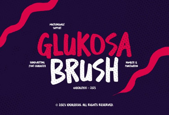 Glukosa Brush: The Handwritten Font for Fun Branding