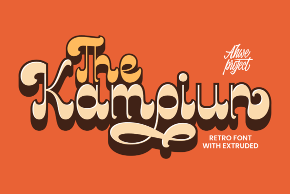 Kampiun: The Groovy Display Font for Modern Editorial Design