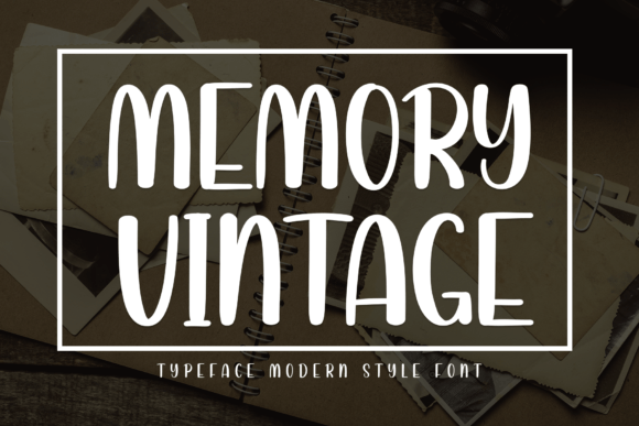 Memory Vintage: The Sweetest Display Font for Creative Projects