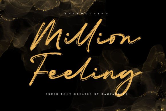 Million Feeling: A Modern Script Brush Font for Bold Branding