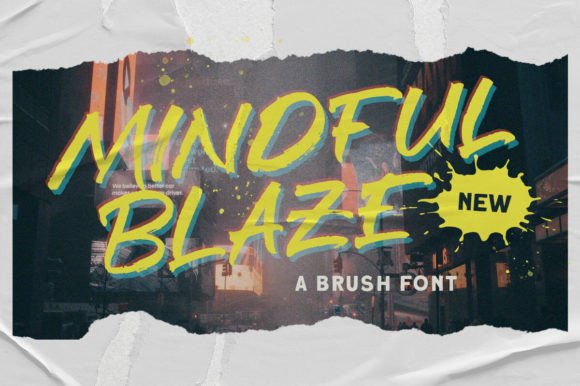Mindful Braze: A Premium Display Font for Authentic Editorial Design