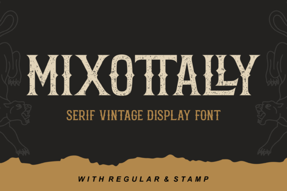 Mixottally: The Vintage Serif Display Font for Modern Web Brands