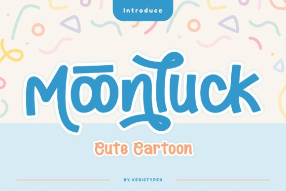 Moonluck: A Whimsical Display Font for Playful Editorial Design