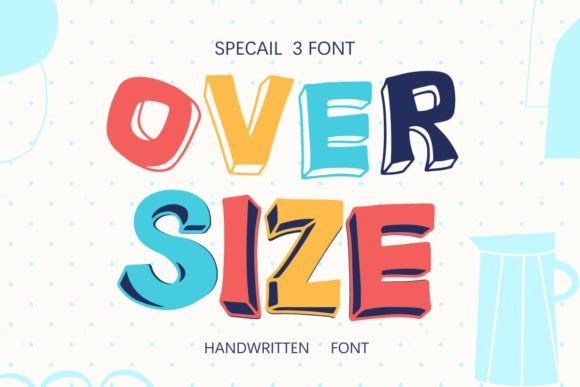 Over Size Duo: The Perfect Display Font for Romantic Branding