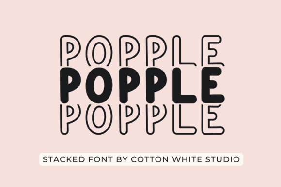 Popple: A Bold Display Typeface for High-Impact Web Design