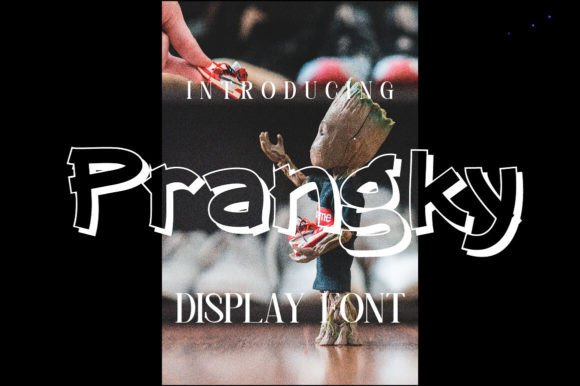 Prangky: A Quirky Display Font for Sweet Editorial Designs