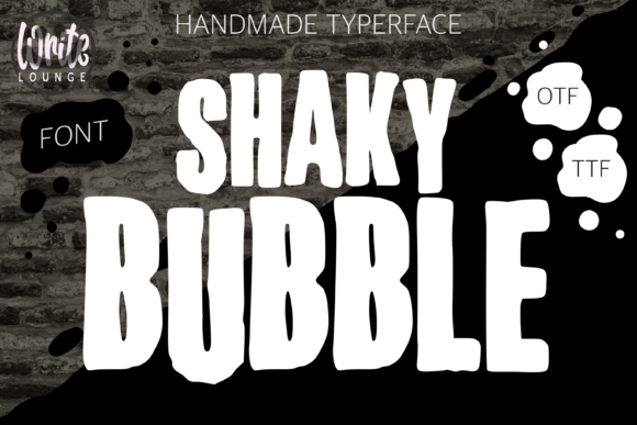 Shaky Bubble: A Playful Display Font for Modern Web Design