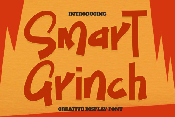 Smart Grinch: A Quirky Display Font for Cheerful Branding
