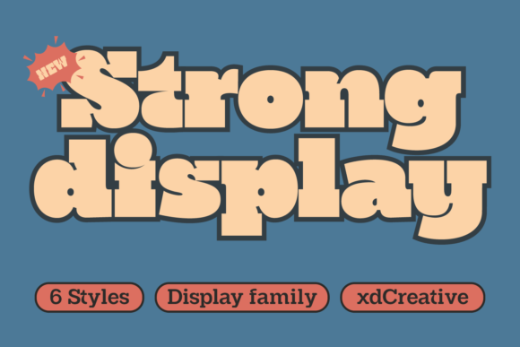 Strong Display: A Powerful Typeface for Bold Branding
