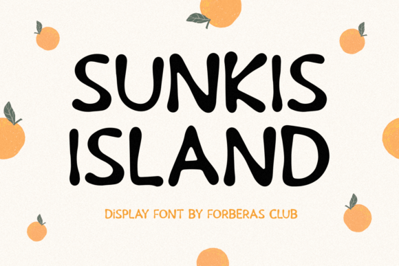 Sunkist Island: A Quirky Display Font for Modern Web Design