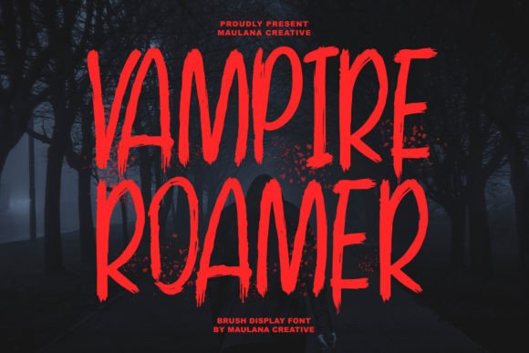 Vampire Roamer: The Bold Display Font for Modern Branding