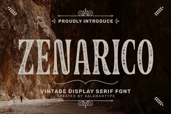 Zenarico: A Vintage Serif Font for Modern Digital Branding